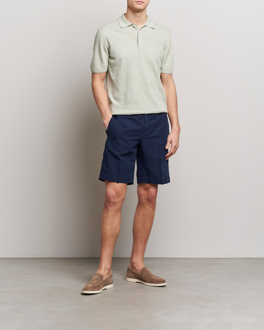Herr | Shorts | Incotex | Chinolino Shorts Navy