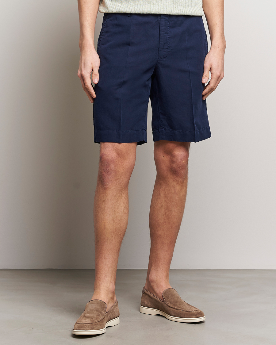 Herr | Avdelningar | Incotex | Chinolino Shorts Navy