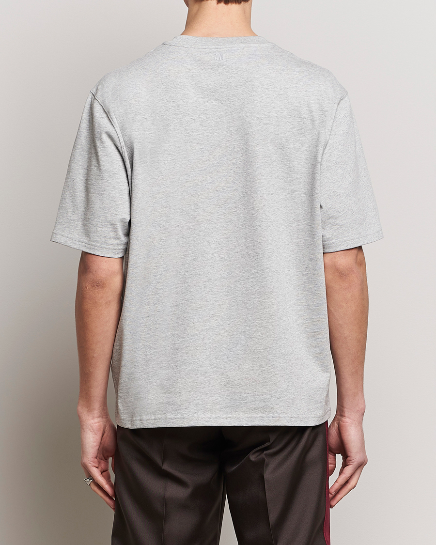 Herr | T-Shirts | AMI | Heart Logo T-Shirt Heather Grey