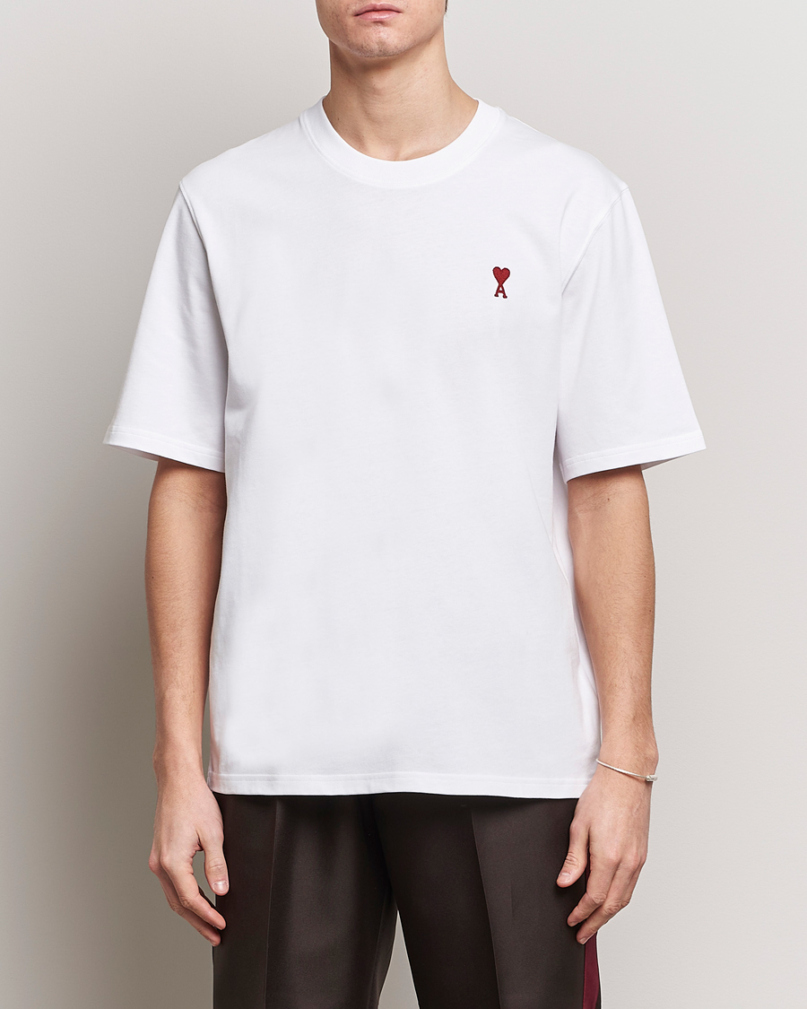 Herr | Vita t-shirts | AMI | Heart Logo T-Shirt White