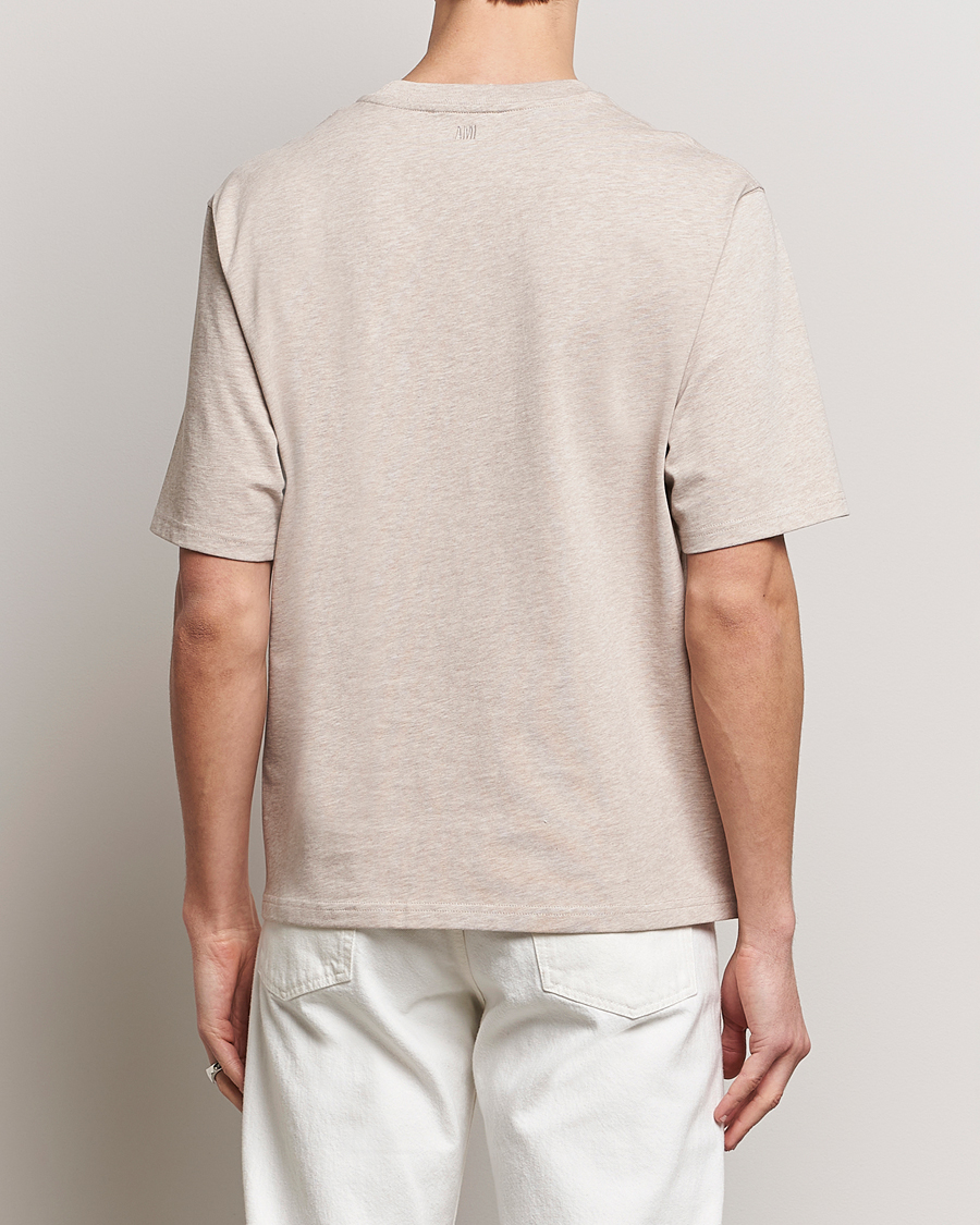 Herr | T-Shirts | AMI | Heart Logo T-Shirt Heather Light Beige