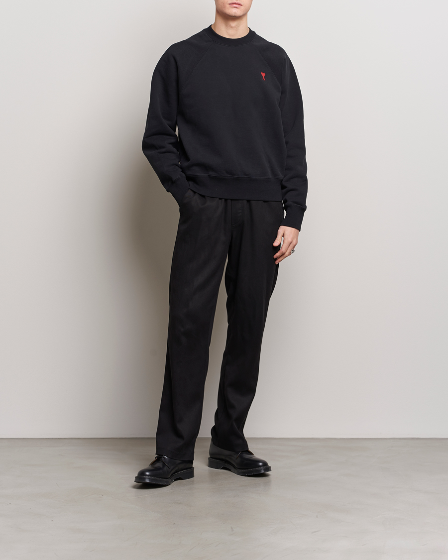 Herr | Tröjor | AMI | Heart Logo Sweatshirt Black