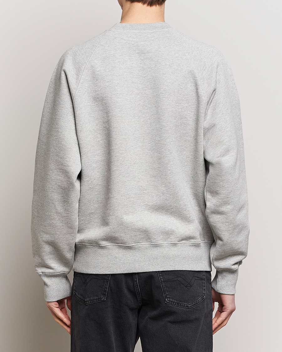 Herr | Tröjor | AMI | Heart Logo Sweatshirt Heather Grey