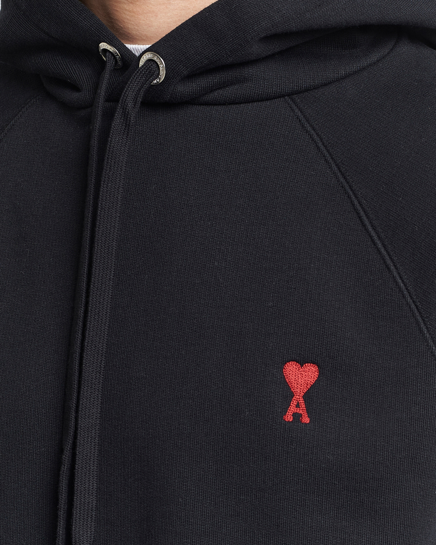 Herr | Tröjor | AMI | Heart Logo Hoodie Black