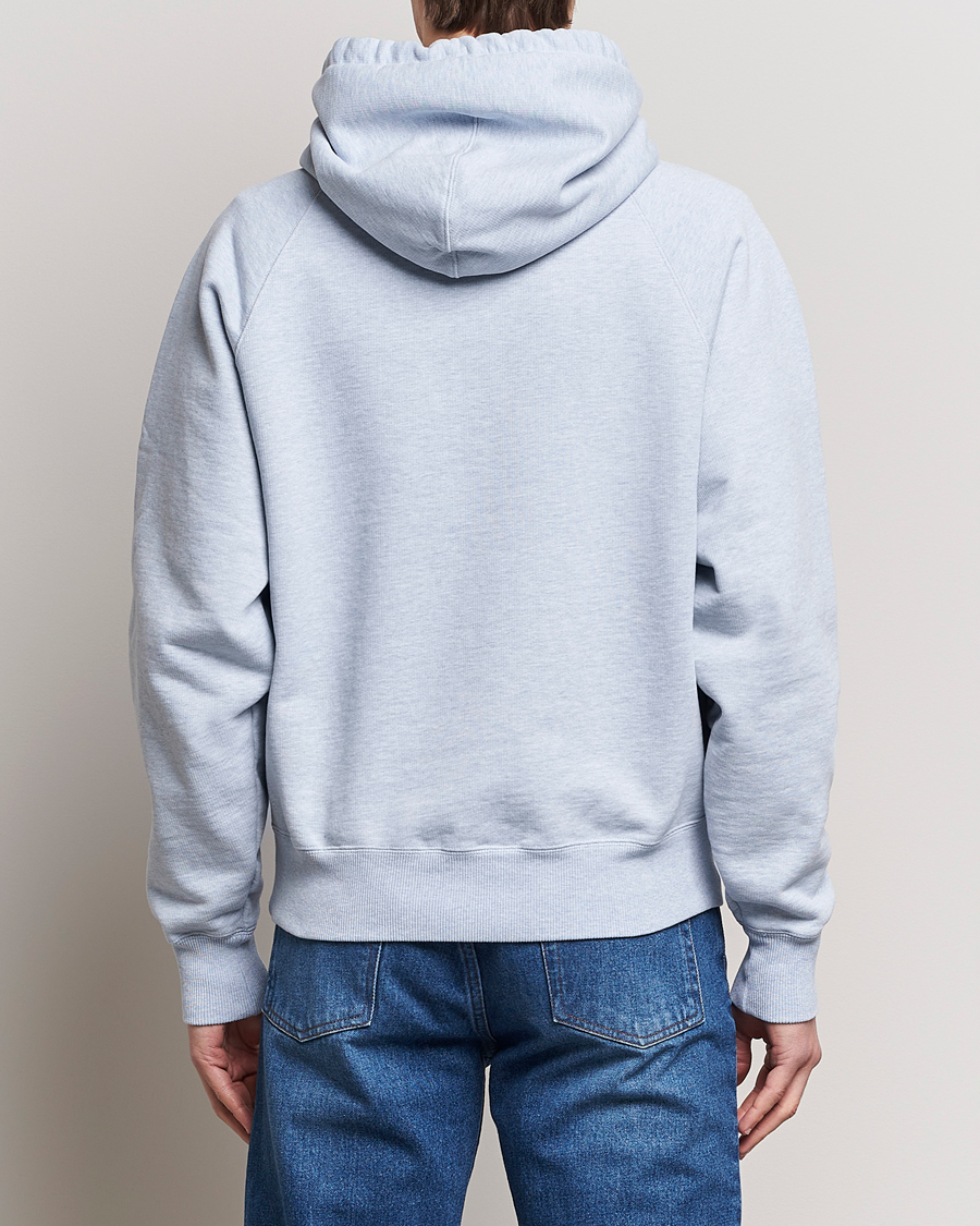 Herr | Tröjor | AMI | Heart Logo Hoodie Heather Blue