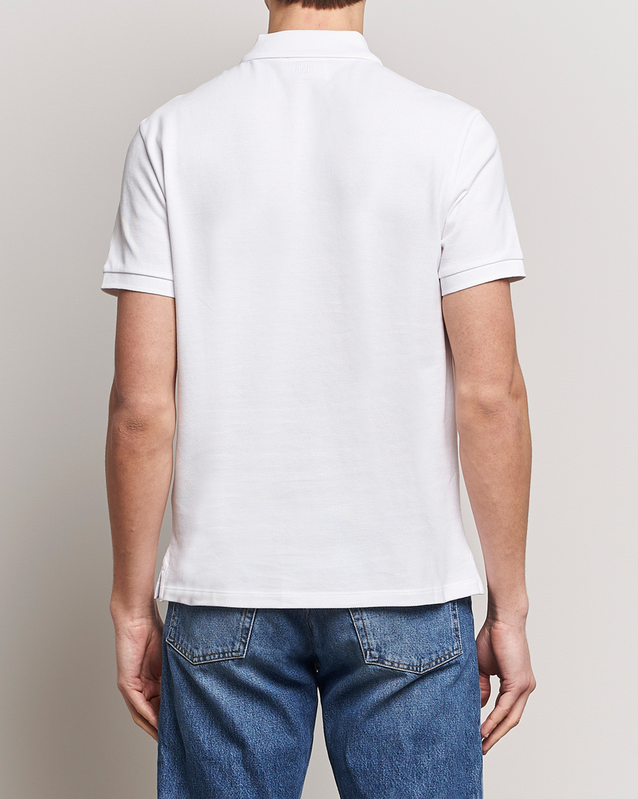 Herr | Pikéer | AMI | Heart Logo Piquet Polo White