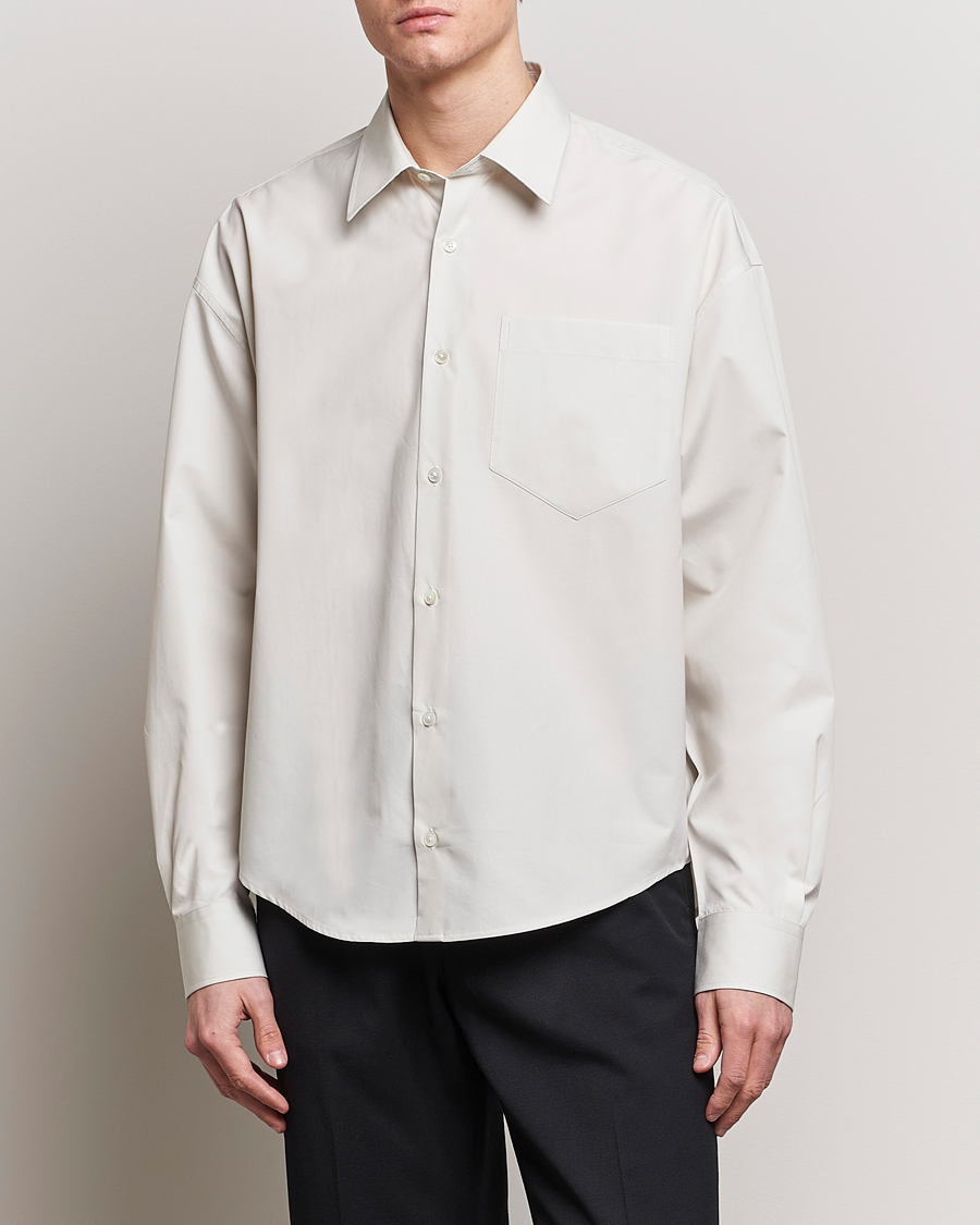 Herr | Contemporary Creators | AMI | Boxy Fit Shirt Chalk White