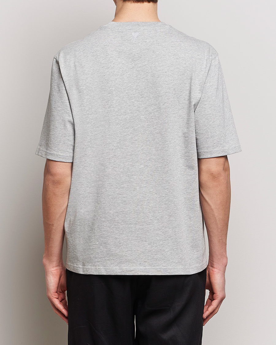 Herr | T-Shirts | AMI | Logo T-Shirt Heather Grey