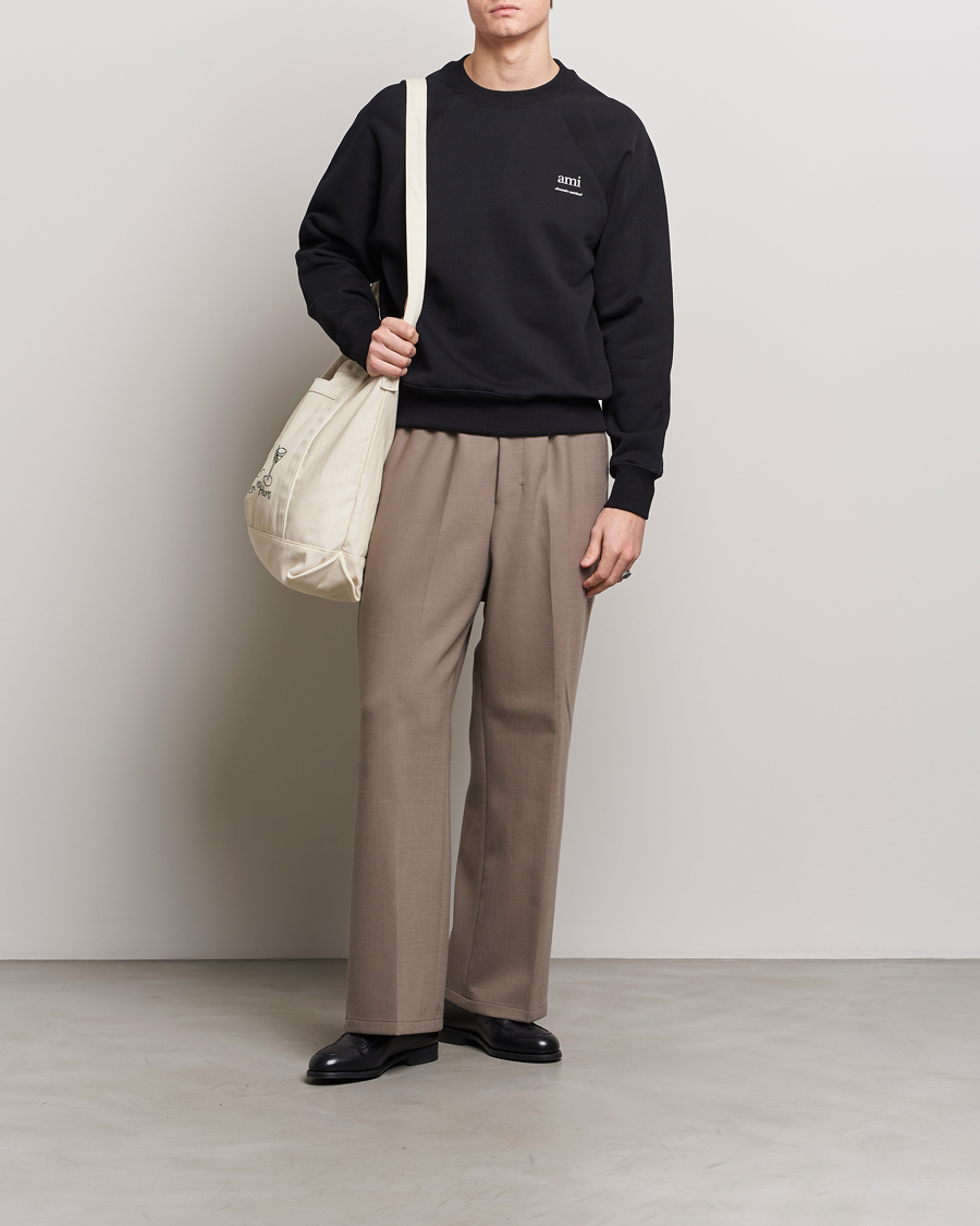 Herr | Tröjor | AMI | Logo Sweatshirt Black