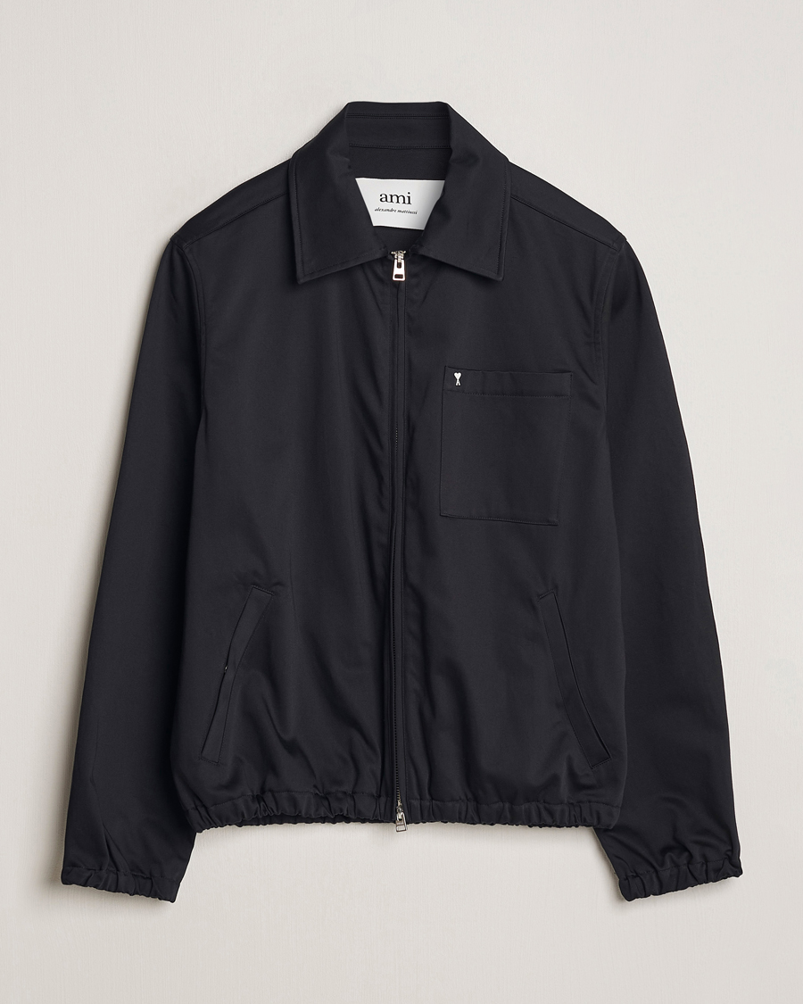 Herr | Jackor | AMI | Zipped Jacket Black