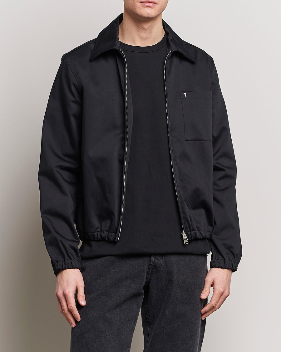 Herr | Jackor | AMI | Zipped Jacket Black