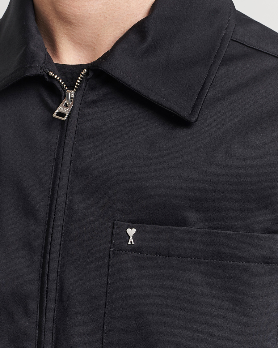 Herr | Jackor | AMI | Zipped Jacket Black