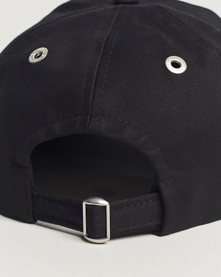 Herr | AMI Heart Logo Cap Black | AMI | Heart Logo Cap Black