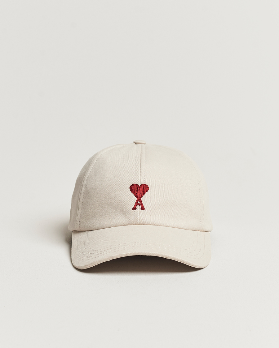 Herr | AMI Heart Logo Cap Chalk White | AMI | Heart Logo Cap Chalk White