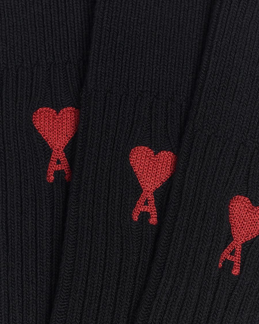 Herre |  | AMI | 3-Pack Heart Socks Black