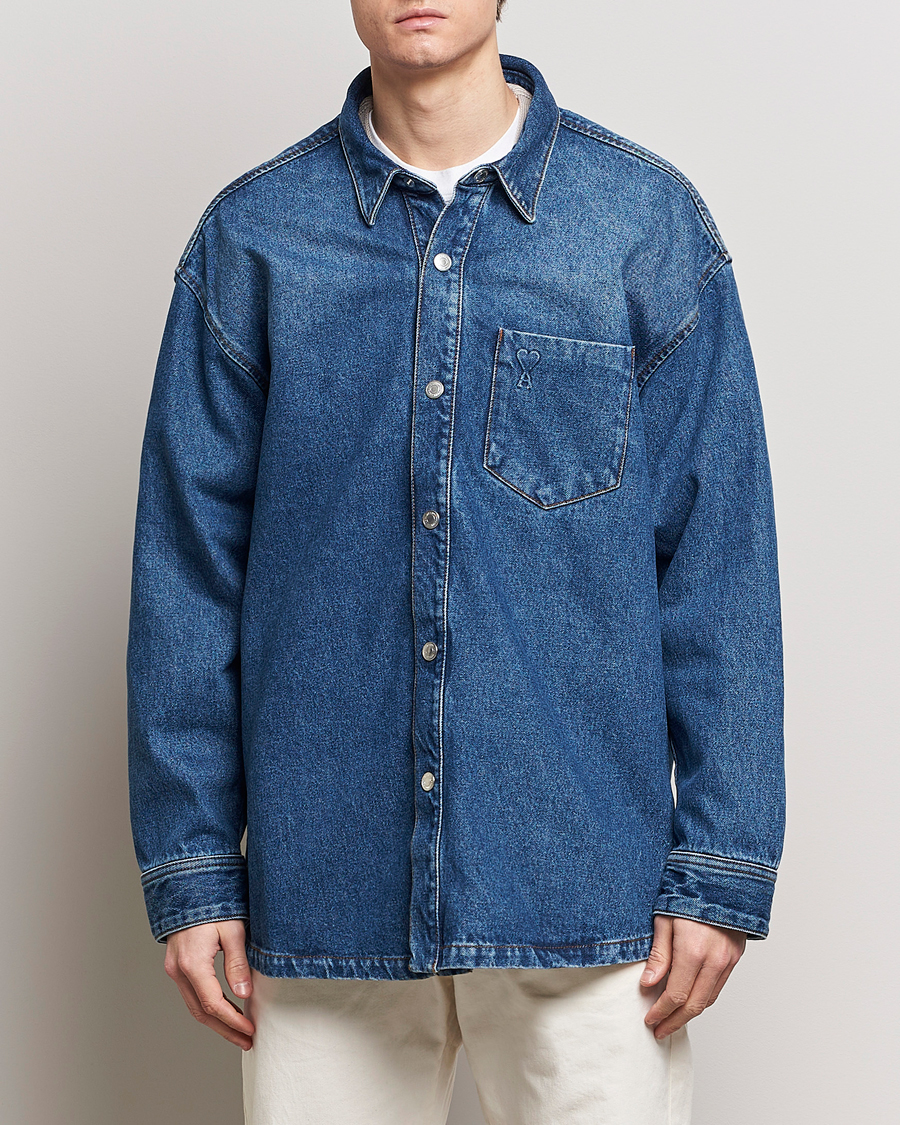 Herr |  | AMI | Oversized Denim Jacket Used Blue