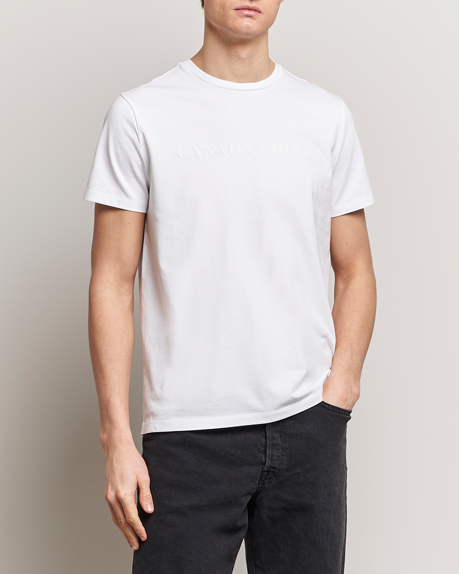 Herr | T-Shirts | Canada Goose | Emersen Crewneck T-Shirt White