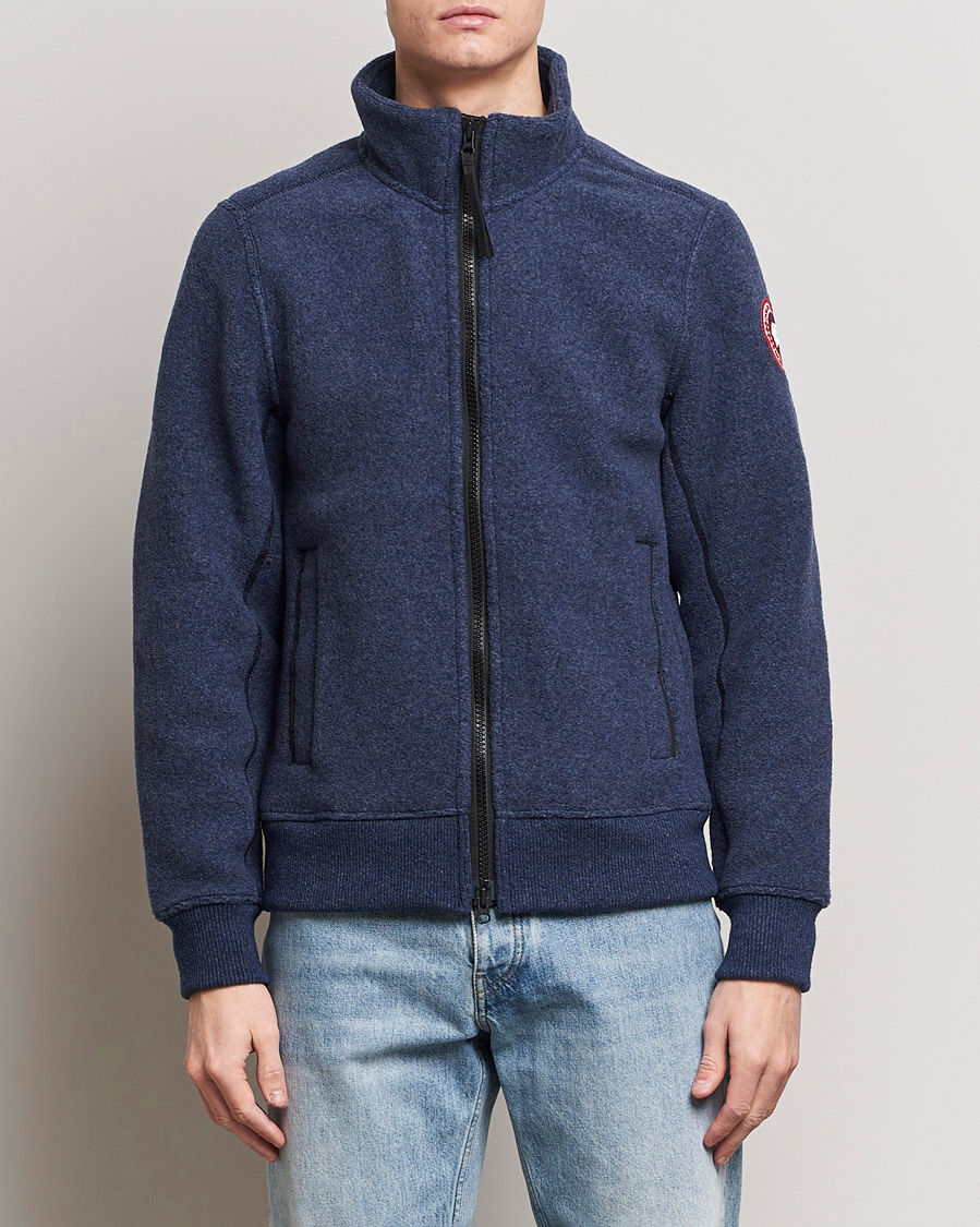 Herr | Kläder | Canada Goose | Lawson Fleece Jacket Atlantic Navy