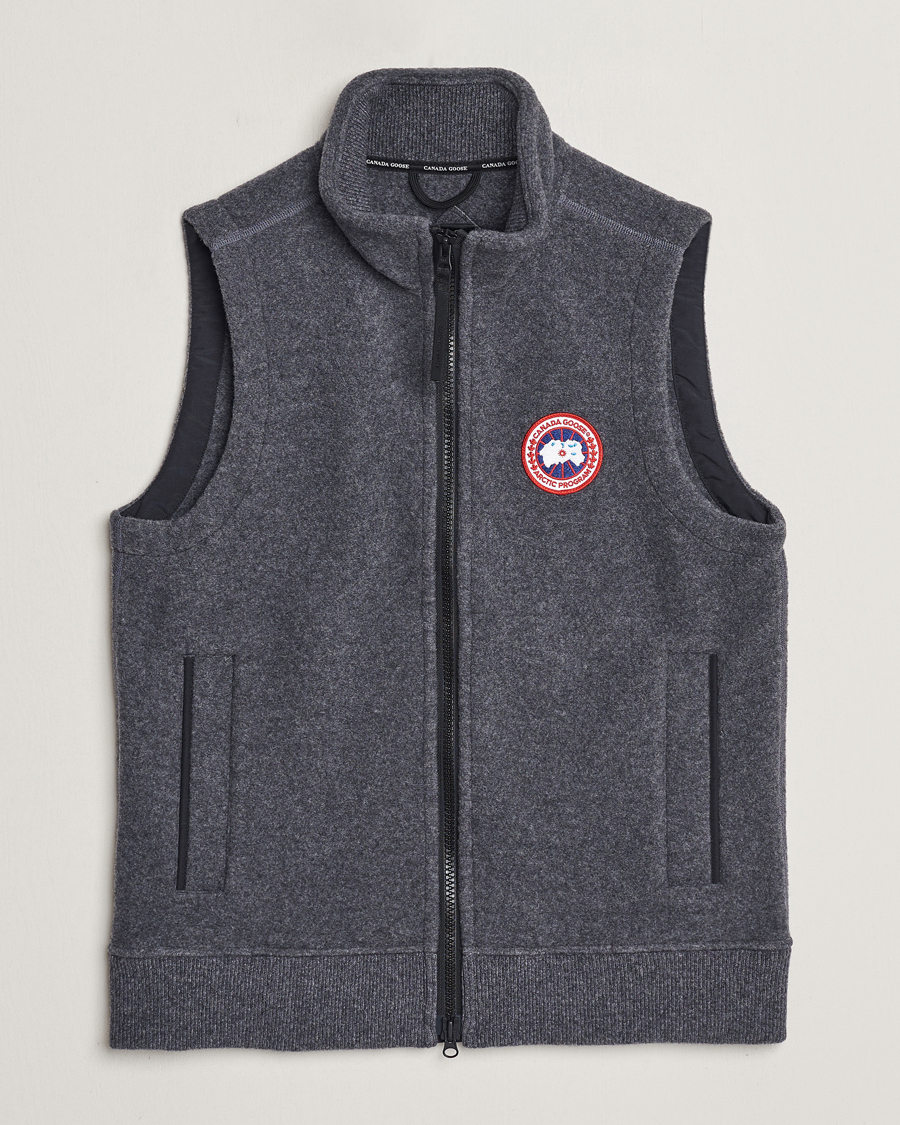Herr | Jackor | Canada Goose | Mersey Fleece Vest Quarry Grey