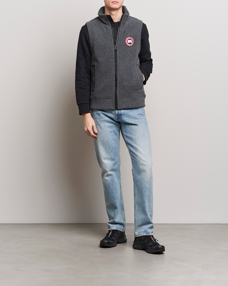 Herr | Jackor | Canada Goose | Mersey Fleece Vest Quarry Grey