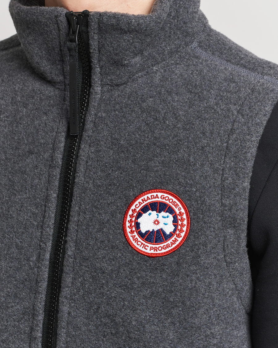 Herr | Jackor | Canada Goose | Mersey Fleece Vest Quarry Grey