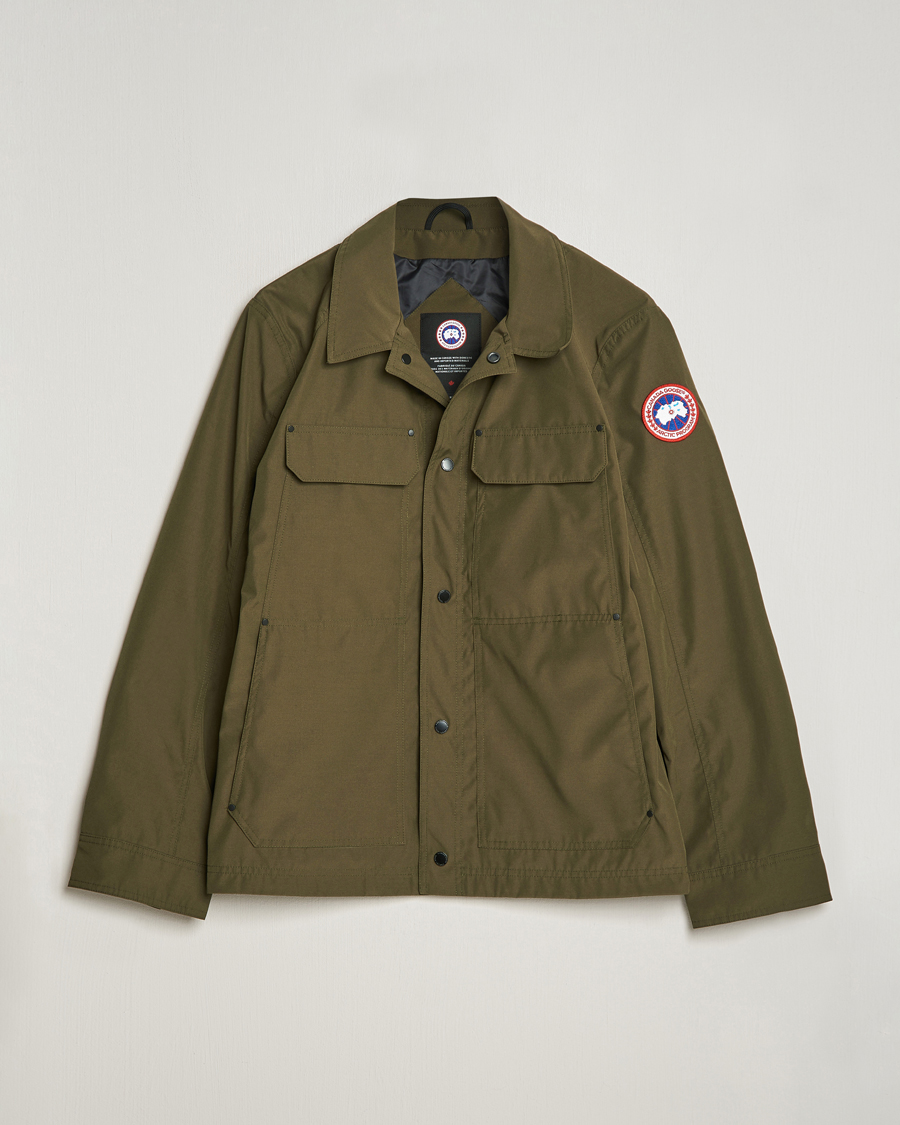 Herr | Jackor | Canada Goose | Burnaby Chore Coat Military Green