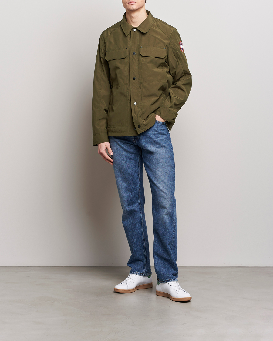 Herr | Jackor | Canada Goose | Burnaby Chore Coat Military Green