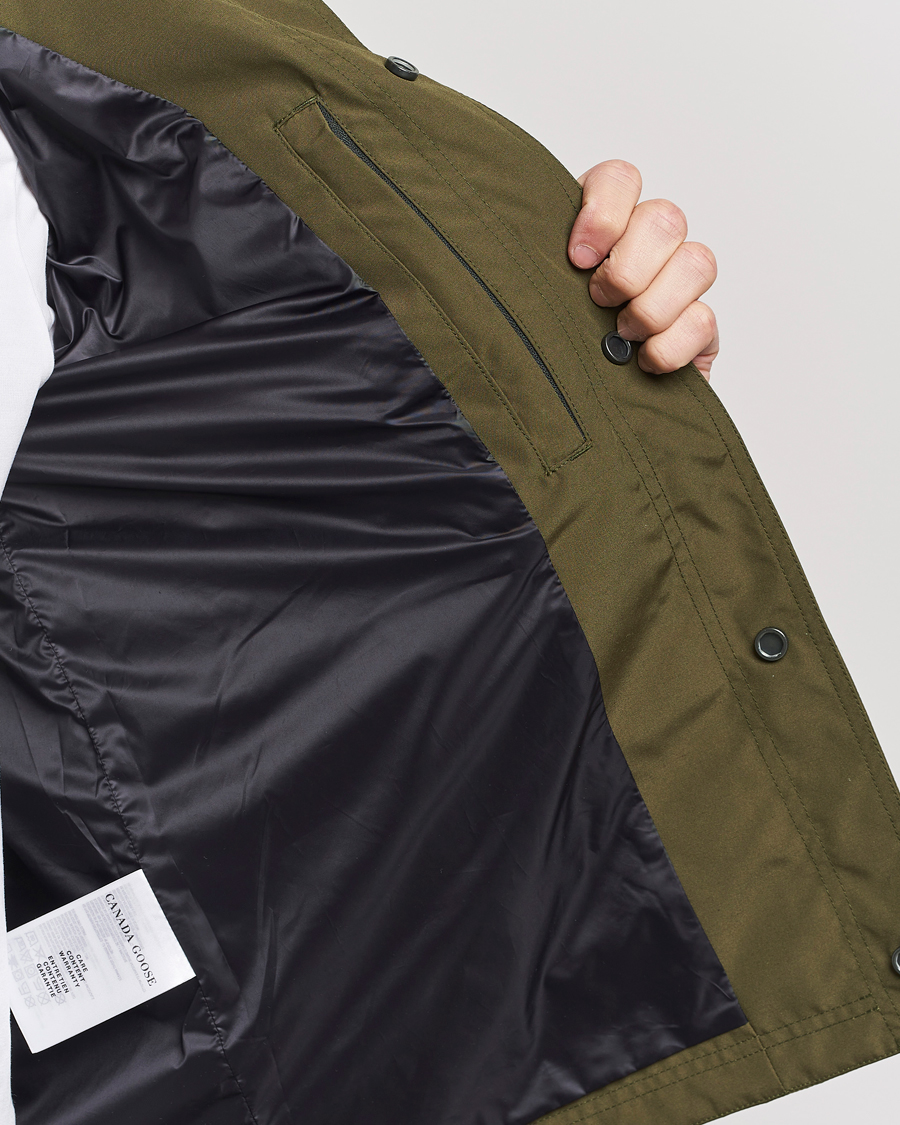 Herr | Jackor | Canada Goose | Burnaby Chore Coat Military Green