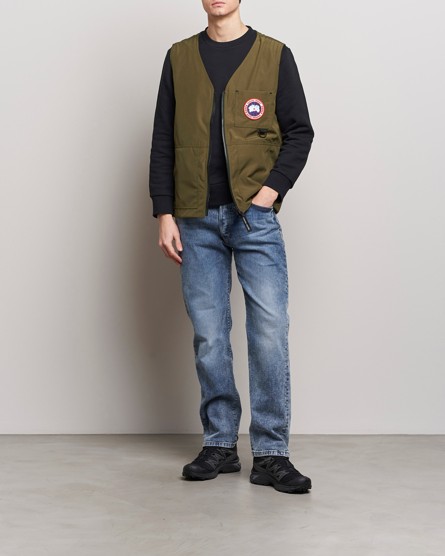 Herr | Jackor | Canada Goose | Canmore Vest Military Green