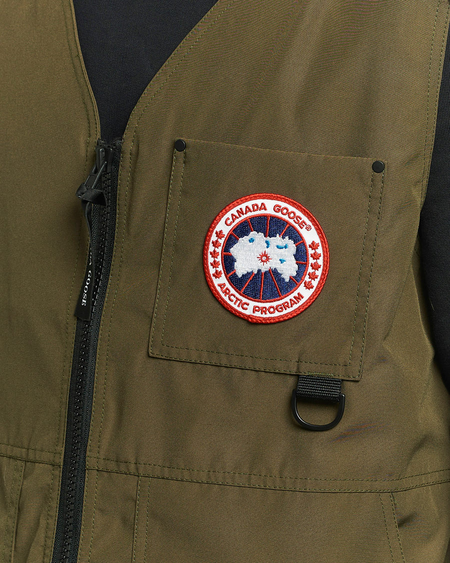 Herr | Jackor | Canada Goose | Canmore Vest Military Green