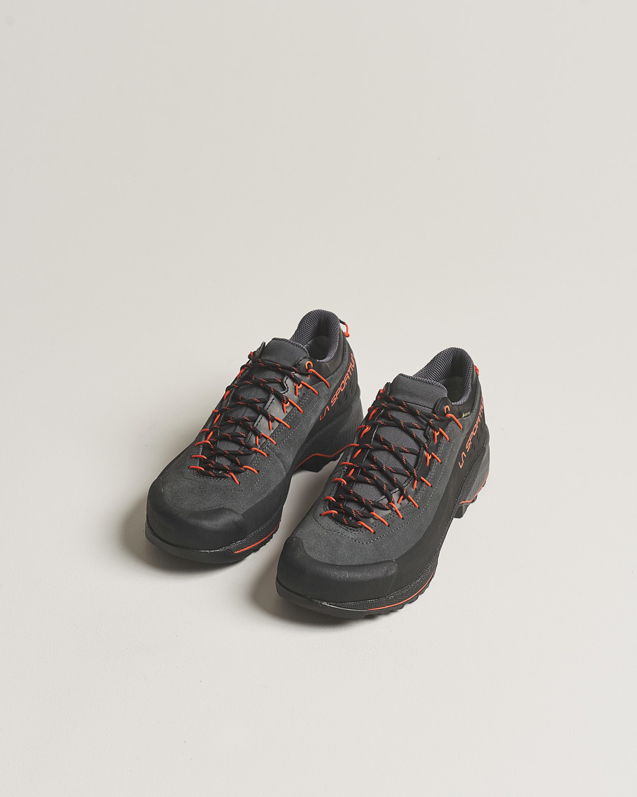 Herr | La Sportiva TX4 Evo GTX Hiking Shoes Carbon/Cherry Tomato | La Sportiva | TX4 Evo GTX Hiking Shoes Carbon/Cherry Tomato