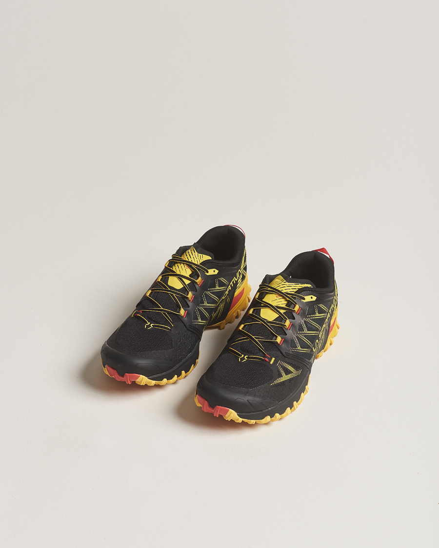 Herr | Trail Sneakers | La Sportiva | Bushido III Trail Running Sneakers Black/Yellow
