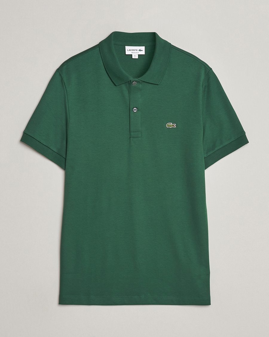 Herr | Pikéer | Lacoste | Pima Interlock Piké Green