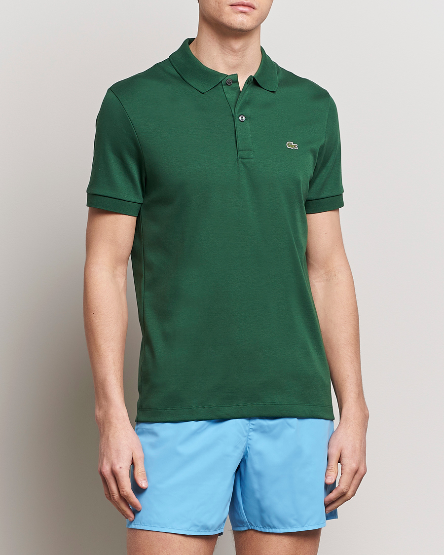 Herr | Kortärmade pikéer | Lacoste | Pima Interlock Piké Green