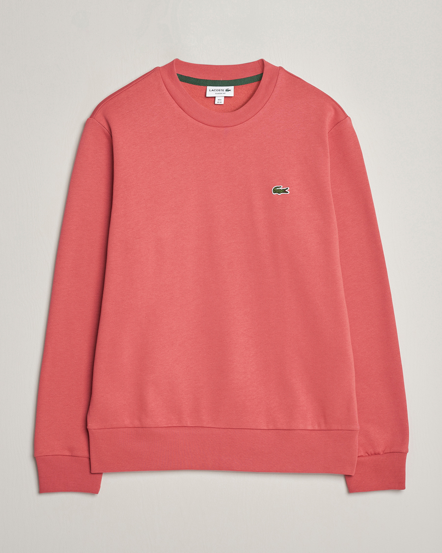 Herr | Tröjor | Lacoste | Crew Neck Sweatshirt Sierra Red