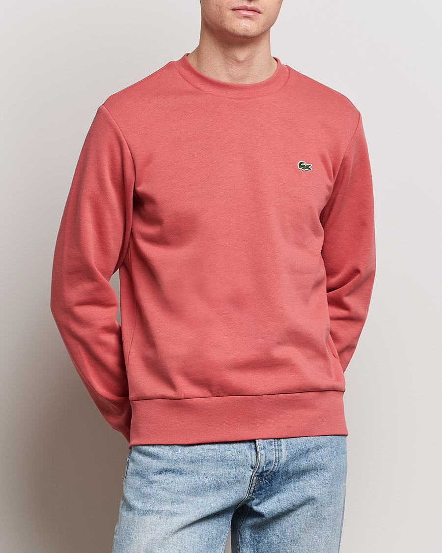 Herr | Tröjor | Lacoste | Crew Neck Sweatshirt Sierra Red