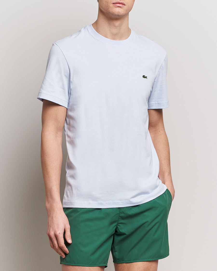 Herr | T-Shirts | Lacoste | Crew Neck T-Shirt Phoenix Blue