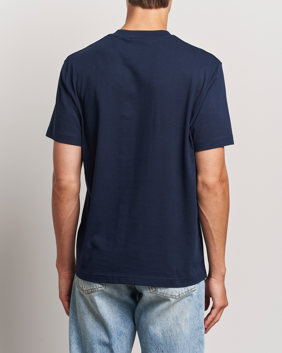 Herr | T-Shirts | Lacoste | Crew Neck T-Shirt Navy Blue