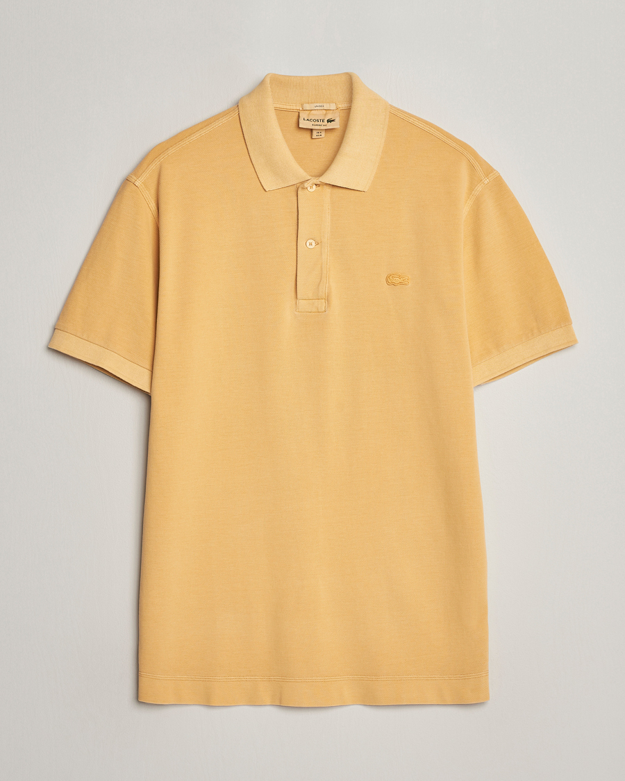 Herr | Pikéer | Lacoste | Classic Fit Natural Dyed Tonal Polo Golden Haze