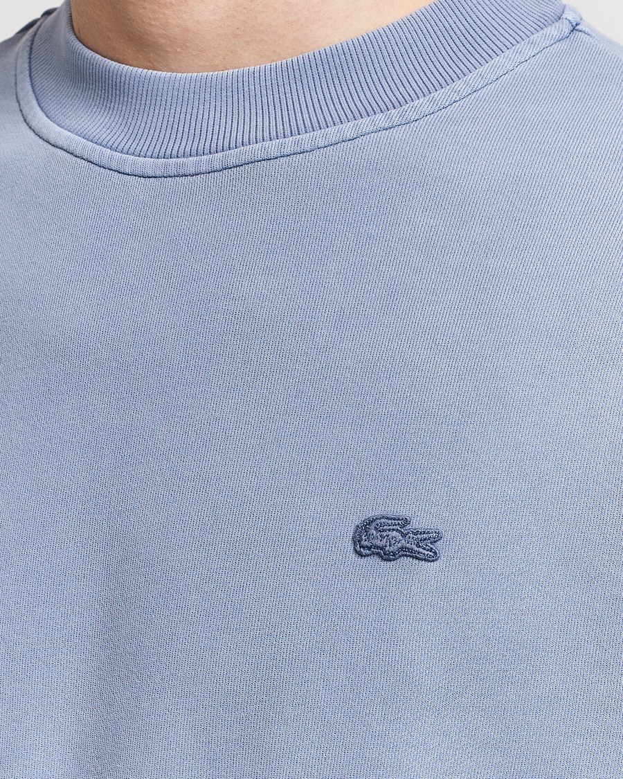 Herr | Tröjor | Lacoste | Natural Dyed Crew Neck Sweatshirt Stonewash