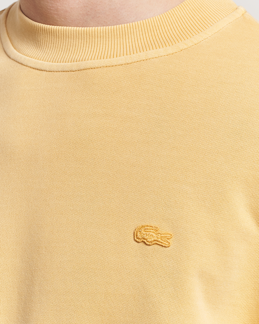 Herr | Tröjor | Lacoste | Natural Dyed Crew Neck Sweatshirt Golden Haze