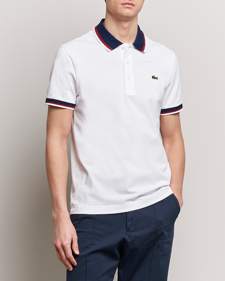 Herr | Kläder | Lacoste | Regular Fit Tipped Polo White