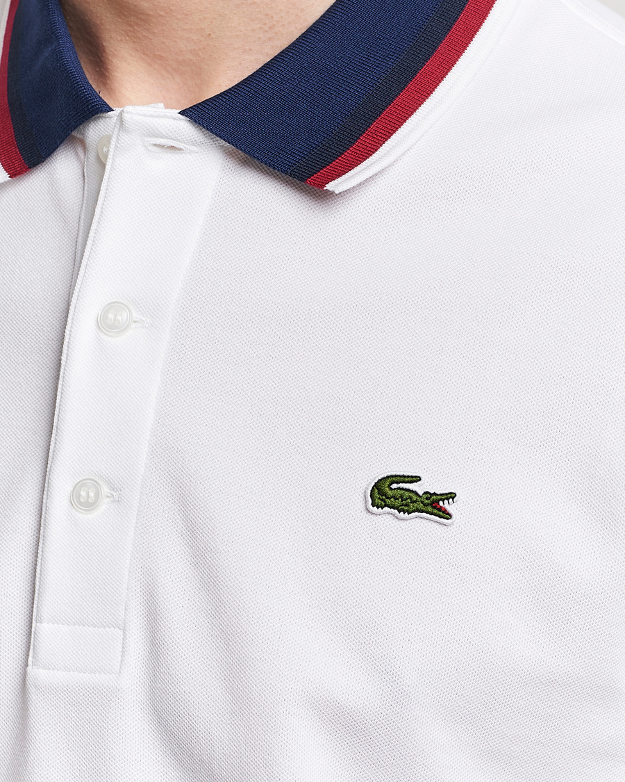 Herr | Pikéer | Lacoste | Regular Fit Tipped Polo White