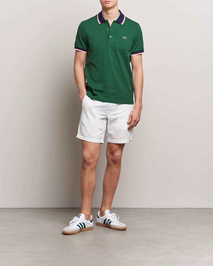 Herr | Pikéer | Lacoste | Regular Fit Tipped Polo Green