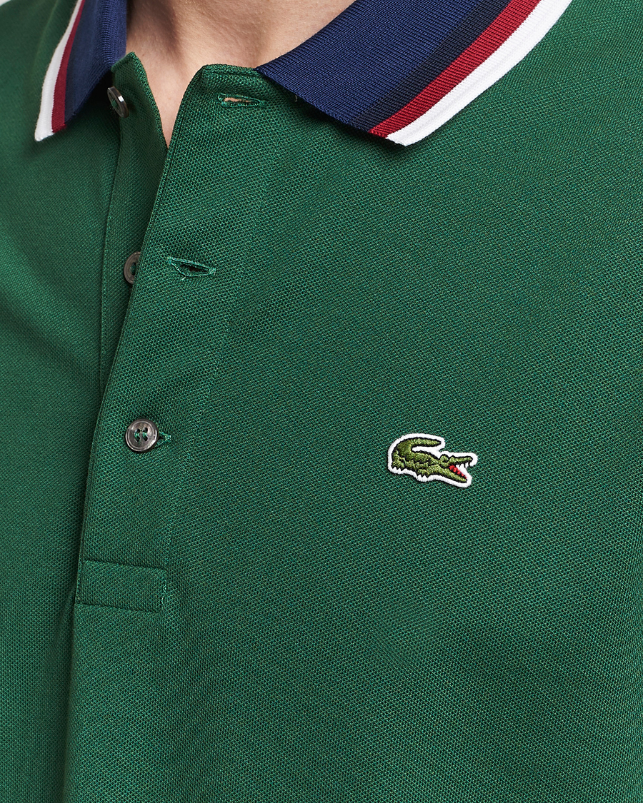 Herr | Pikéer | Lacoste | Regular Fit Tipped Polo Green