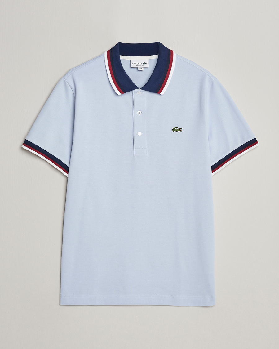 Herr | Pikéer | Lacoste | Regular Fit Tipped Polo Phoenix Blue