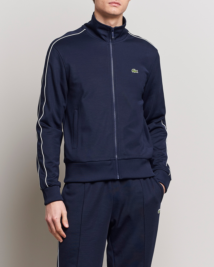 Herr | Tröjor | Lacoste | Full Zip Track Jacket Navy