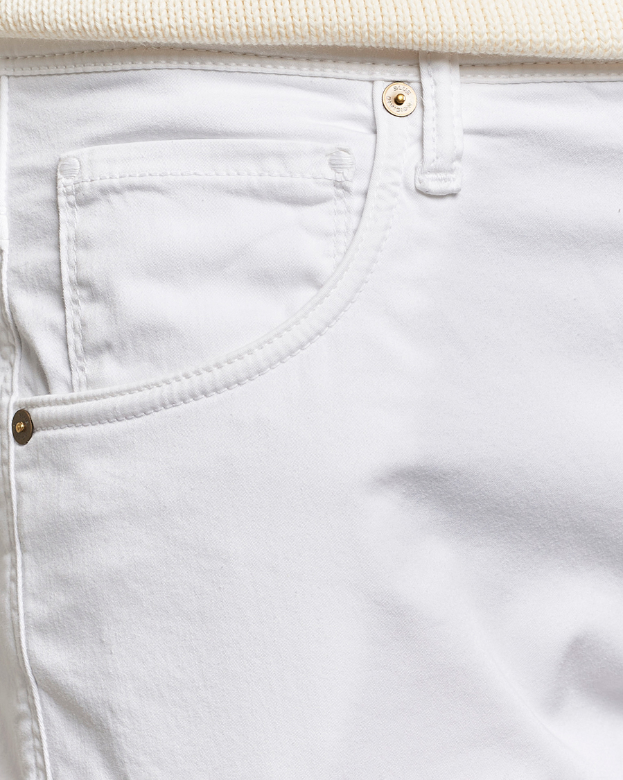 Herr | Byxor | Incotex | 5-Pocket Cotton/Stretch Pants White
