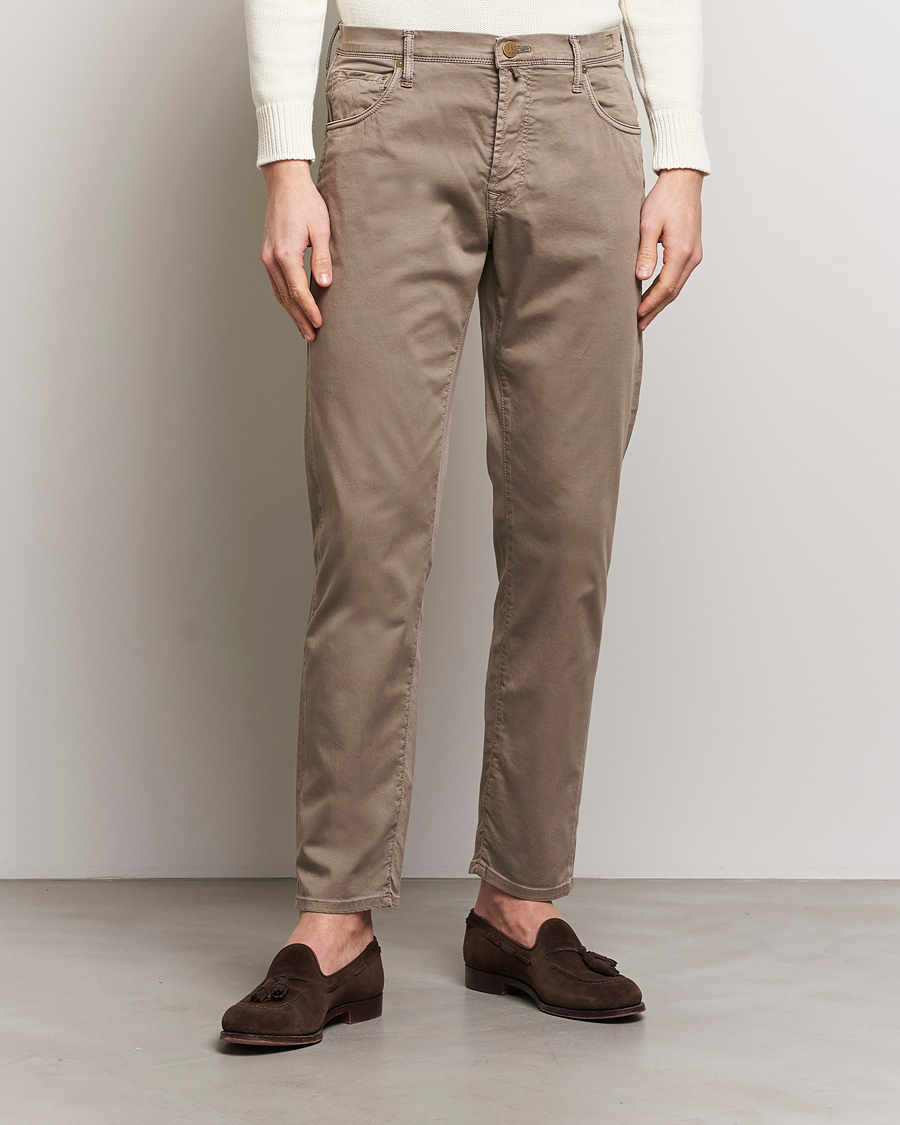 Herr | Kläder | Incotex | 5-Pocket Cotton/Stretch Pants Brown