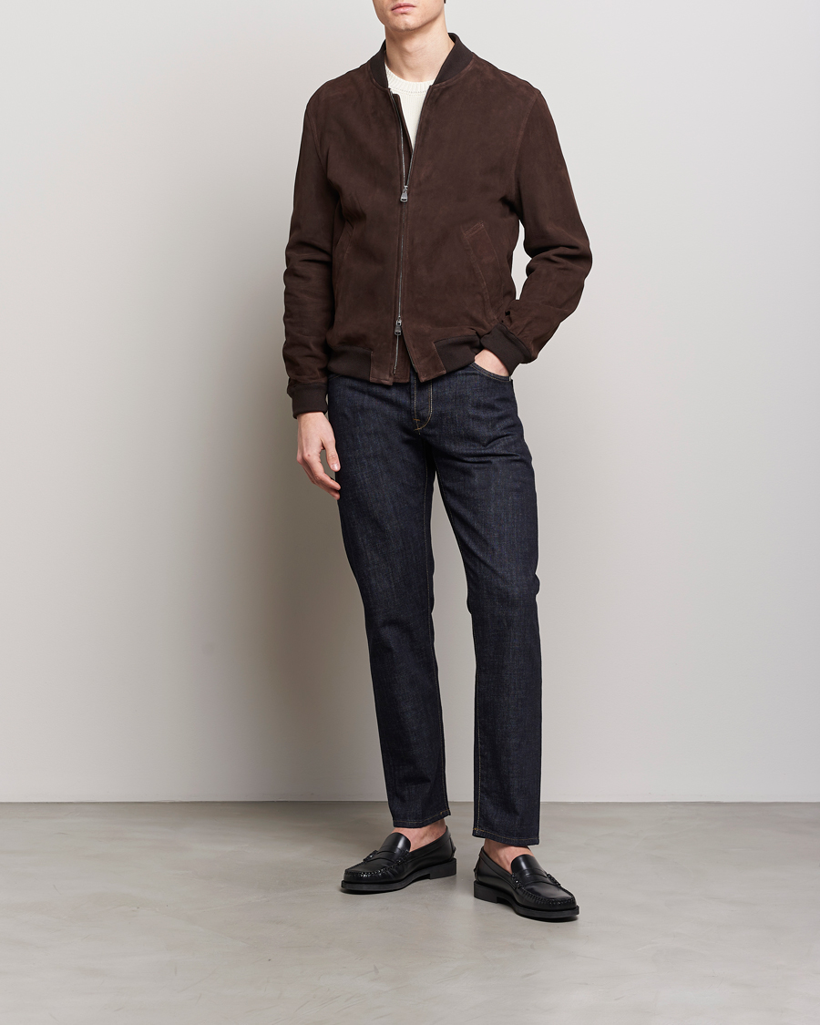 Herr | Jeans | Incotex | 5-Pocket Stretch Denim Dark Blue
